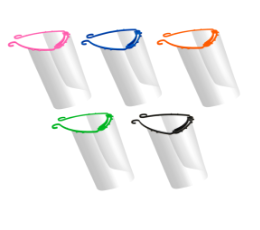 Máscara protectora facial para adulto en línea para bioseguridad en Iepesa Quito